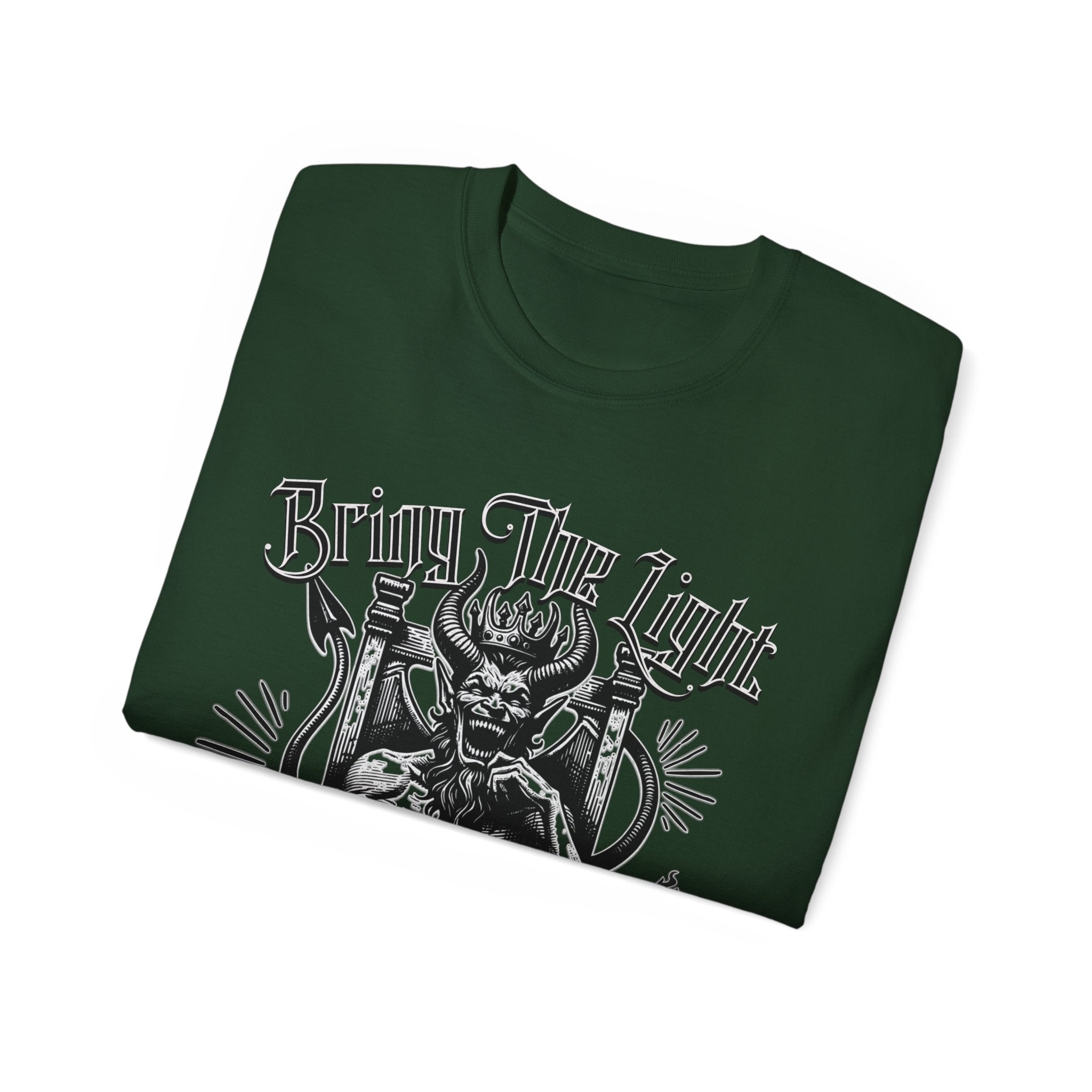 Bring The Light - Unisex Ultra Cotton Tee (Front) - Damned Threads